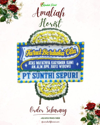Papan Bunga Duka di Beberan