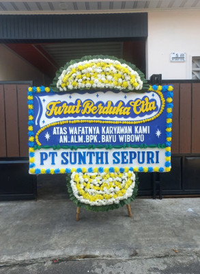 Papan Bunga Duka di Beberan