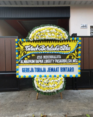Papan Bunga Duka di Beberan