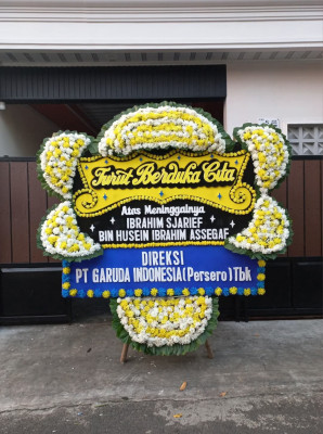 Papan Bunga Duka di Beberan