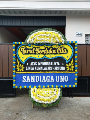Papan Bunga Duka di Beberan